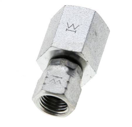 Racor JIC G1/4'' x UNF 7/16''-20 Hembra Acero 310bar (4355.5psi)