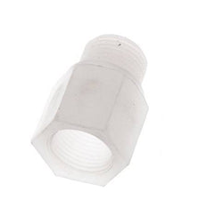 Extensión roscada G3/8'' Macho x Hembra PVDF 10bar (140,5psi) FDA 22mm Hex.