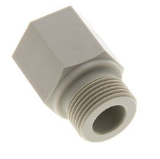 Extensión roscada G3/4'' Macho x Hembra Polipropileno (pp) 10bar (140.5psi) FDA 32mm Hex.