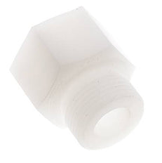Extensión roscada G1'' Macho x Hembra PVDF 10bar (140,5psi) FDA 43mm Hex.