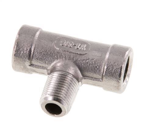 Tee Fitting R1/8'' Male x Rp1/8'' Female 16bar (224.8psi) [2 Pieces]