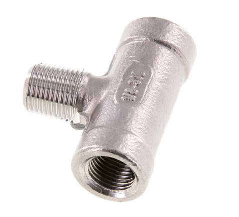 Tee Fitting R1/8'' Male x Rp1/8'' Female 16bar (224.8psi) [2 Pieces]