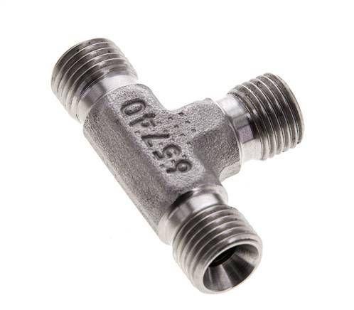 Tee Fitting G1/4'' Male Stainless Steel 350bar (4917.5psi)