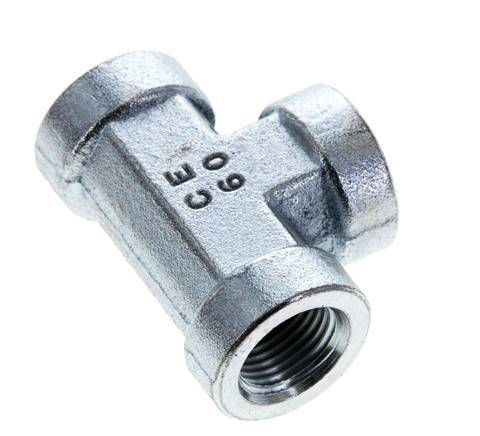 Racor en T 3/8'' NPT Hembra Acero Alta Presión 210bar (2950.5psi)