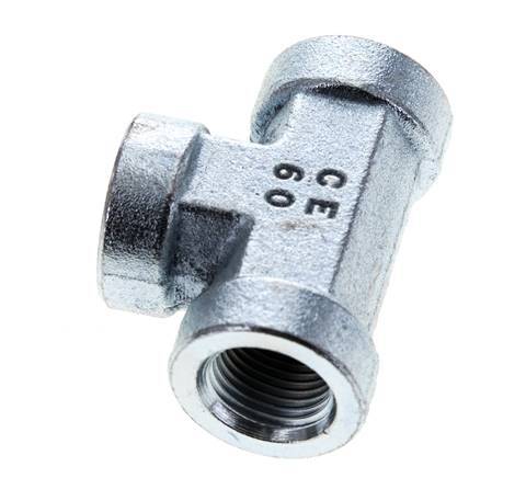 Racor en T 3/8'' NPT Hembra Acero Alta Presión 210bar (2950.5psi)