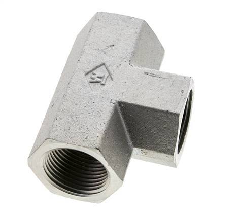 Racor en T 1'' NPT Hembra Acero Alta Presión 140bar (1967.0psi)