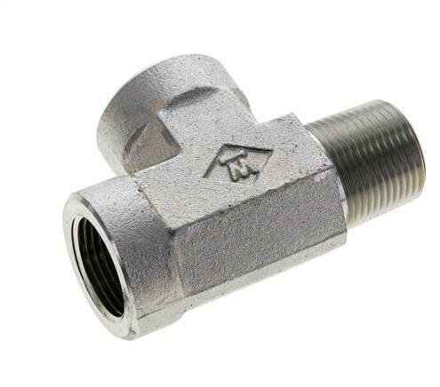 Tee Fitting 3/4'' NPT Male x Female Steel 170bar (2388.5psi)