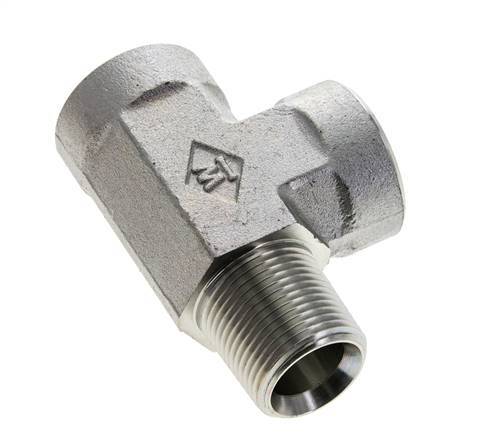 Tee Fitting 3/4'' NPT Male x Female Steel 170bar (2388.5psi)