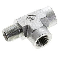 Tee Fitting 3/8'' NPT Male x Female Steel 210bar (2950.5psi)