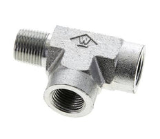 Tee Fitting 3/8'' NPT Male x Female Steel 210bar (2950.5psi)