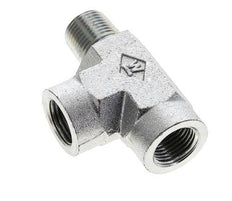 Tee Fitting 3/8'' NPT Male x Female Steel 210bar (2950.5psi)
