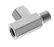 Tee Fitting 1/4'' NPT Male x Female Steel 275bar (3863.75psi)