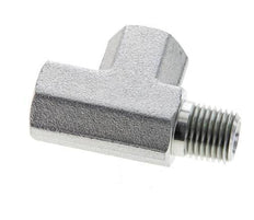 Tee Fitting 1/4'' NPT Male x Female Steel 275bar (3863.75psi)
