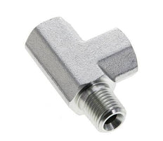 Tee Fitting 1/4'' NPT Male x Female Steel 275bar (3863.75psi)