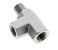 Tee Fitting 1/4'' NPT Male x Female Steel 275bar (3863.75psi)