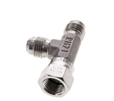 Racor en T JIC UNF 9/16''-18 Hembra x Macho Acero inoxidable 350bar (4917.5psi)