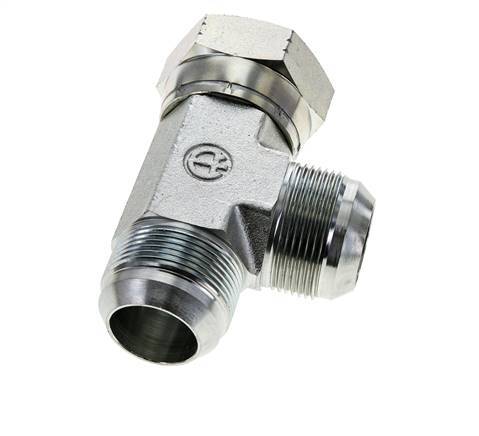 Racor en T JIC UN 1-5/8''-12 Hembra x Macho Acero 210bar (2950.5psi)