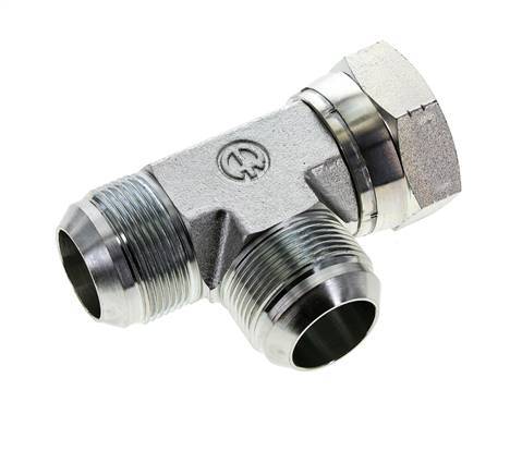 Racor en T JIC UN 1-5/8''-12 Hembra x Macho Acero 210bar (2950.5psi)