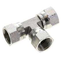 JIC Tee Fitting UNF 3/4''-16 Female Steel 275bar (3863.75psi)