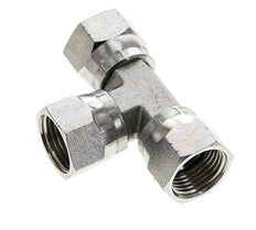 JIC Tee Fitting UNF 3/4''-16 Female Steel 275bar (3863.75psi)