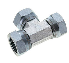 JIC Tee Fitting UN 1-5/16''-12 Female Steel 170bar (2388.5psi)