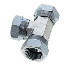 JIC Tee Fitting UN 1-5/16''-12 Female Steel 170bar (2388.5psi)