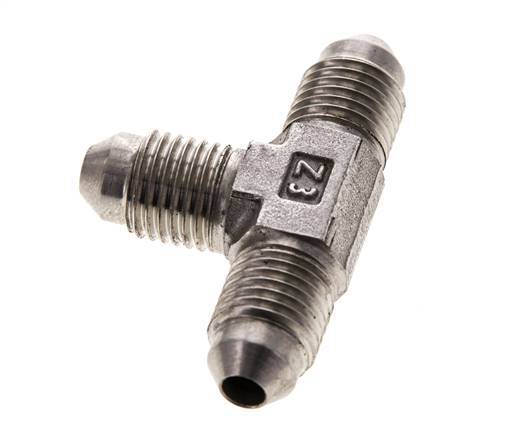 JIC Tee Fitting UNF 7/16''-20 Male Stainless steel 310bar (4355.5psi)