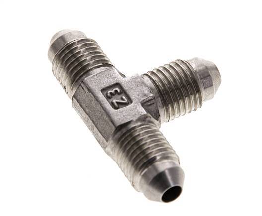 JIC Tee Fitting UNF 7/16''-20 Male Stainless steel 310bar (4355.5psi)