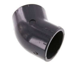 PVC 45deg Elbow Fitting Socket 50x62mm [2 Pieces]