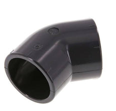 PVC 45deg Elbow Fitting Socket 50x62mm [2 Pieces]