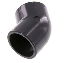 PVC 45deg Elbow Fitting Socket 50x62mm [2 Pieces]
