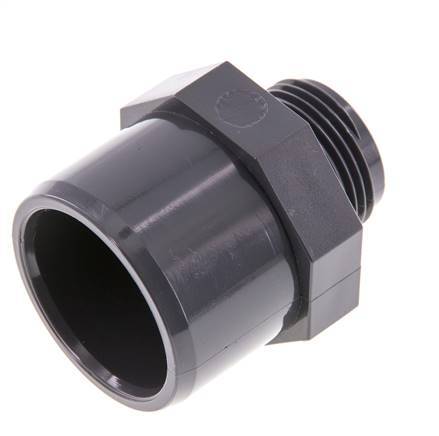 PVC Fitting Female Socket 40x50mm x Male G 1'' [2 Pieces]