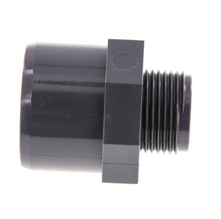 PVC Fitting Female Socket 40x50mm x Male G 1'' [2 Pieces]