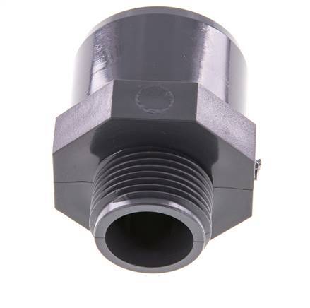 PVC Fitting Female Socket 40x50mm x Male G 1'' [2 Pieces]