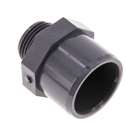 PVC Fitting Female Socket 40x50mm x Male G 1'' [2 Pieces]