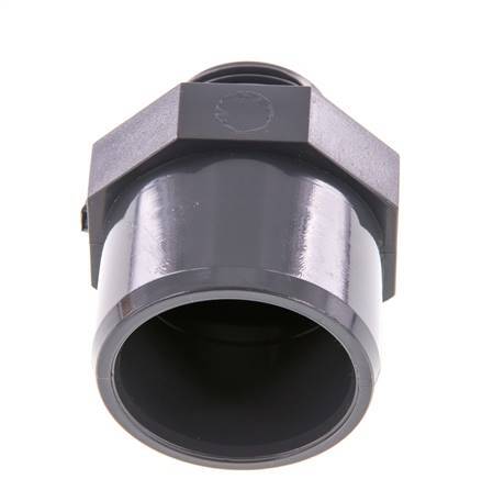 PVC Fitting Female Socket 40x50mm x Male G 1'' [2 Pieces]