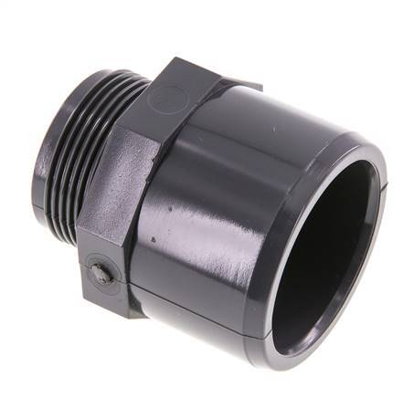 PVC Fitting Female Socket 50x63mm x Male G 1-1/2'' [2 Pieces]