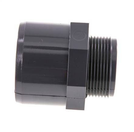 PVC Fitting Female Socket 50x63mm x Male G 1-1/2'' [2 Pieces]