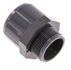 PVC Fitting Female Socket 50x63mm x Male G 1-1/2'' [2 Pieces]