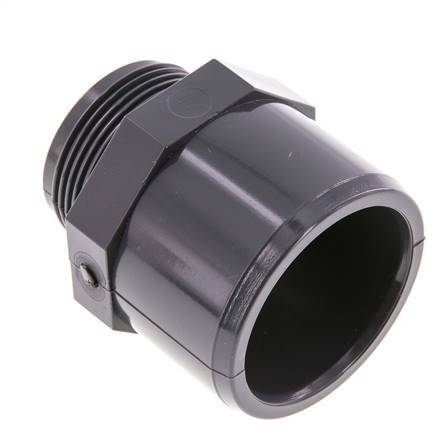 PVC Fitting Female Socket 50x63mm x Male G 1-1/2'' [2 Pieces]