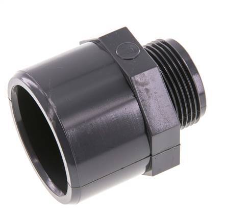PVC Fitting Female Socket 50x63mm x Male G 1 1/4'' [2 Pieces]