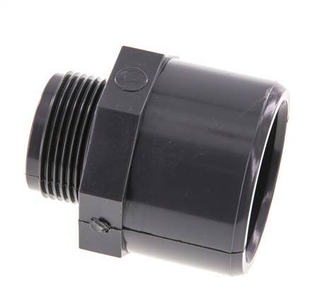 PVC Fitting Female Socket 50x63mm x Male G 1 1/4'' [2 Pieces]