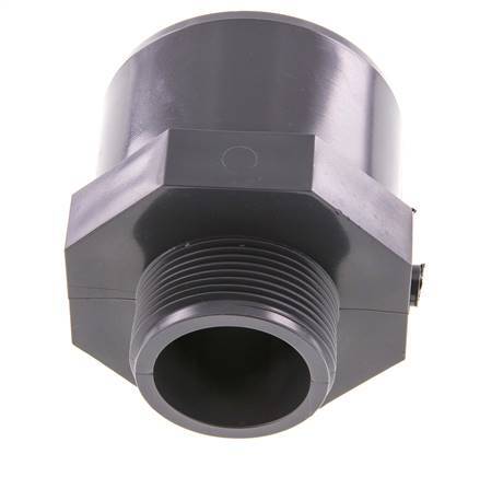 PVC Fitting Female Socket 63x75mm x Male G 1-1/2'' [2 Pieces]
