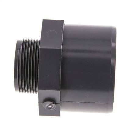 PVC Fitting Female Socket 63x75mm x Male G 1-1/2'' [2 Pieces]