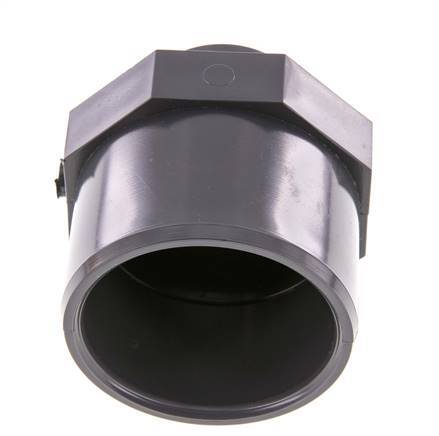 PVC Fitting Female Socket 63x75mm x Male G 1-1/2'' [2 Pieces]