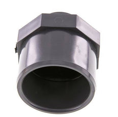 PVC Fitting Female Socket 63x75mm x Male G 1-1/2'' [2 Pieces]
