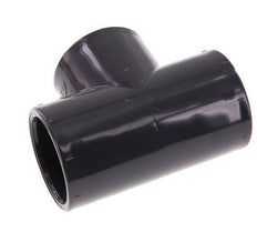 PVC Tee Fitting Socket 50x62mm [2 Pieces]