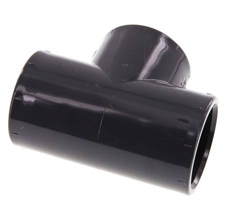 PVC Tee Fitting Socket 50x62mm [2 Pieces]