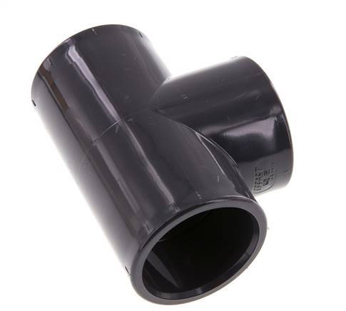 PVC Tee Fitting Socket 50x62mm [2 Pieces]