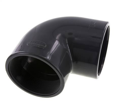 PVC 90deg Elbow Fitting Female Socket 110x129mm x Female Rp 4''
